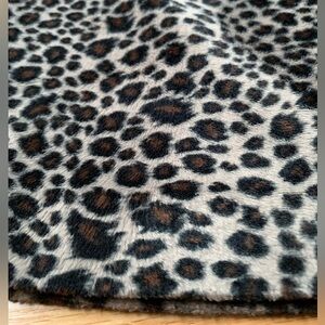 🔥🎄Faux Fur Animal Print Leopard 🐆 Mini Skirt